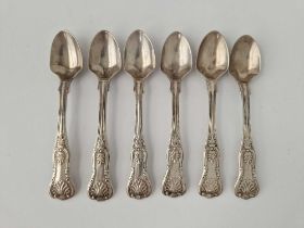 A Set Of Six Victorian King’S Pattern Egg Spoons, London 1847 By Wrs, 162 G.