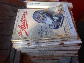 Motoring A Collection Of Approx. 30 Autocar Mags. 1938-39, Plus Some Later Issues, Plus A Small