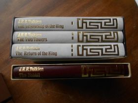 Folio Society Tolkien, J.R.R. Lord Of The Rings 3 Vols. 1977 In S/Case Plus The Hobbit 1979 In S/