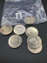 7 X Uk £5 Coins