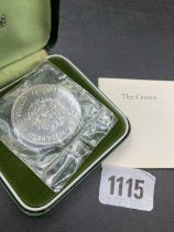 1972 Proof Set Silver Uk Crown