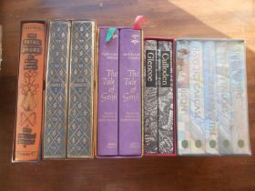Folio Society 5 Vol. Set Dorothy Sayers In S/Case, Plus 5 Others, Plus The Tale Of Genji 2 Vols.