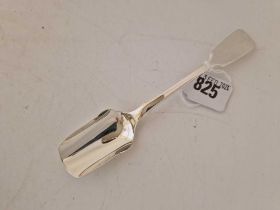 Another long handled caddy spoon, plain, London 1826 by WC