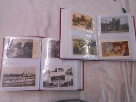 POST CARDS 2 abums c.300 mostly topographical post cards