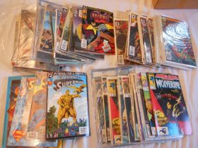 COMICS Wolverine 16 comics, Batman 19 comics, Daredevil 26 comics & 5 Superman