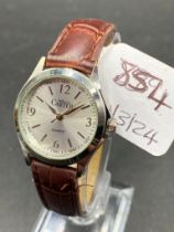 A ladies vintage Amelia Carter quartz wrist watch with seconds sweep, W/O