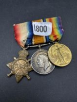 A two of WWI medals to GHC Lawes (No 205096)