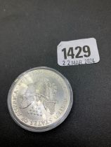 USA 1oz silver dollar 1989