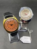 A vintage BELSIS wrist watch W/O together with a ABALON wrist watch