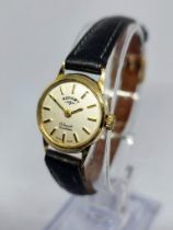 9ct Gold Ladies Rotary wrist watch