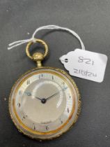 Antique 18ct Gold large quarter repeat open face pocket watch by G H Guye French escapement, 97.7g