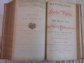 BIBLE A Illustration of the Holy Bible... 1769, Boden, Birmingham, fol. mod. rebnd. t/p relaid,