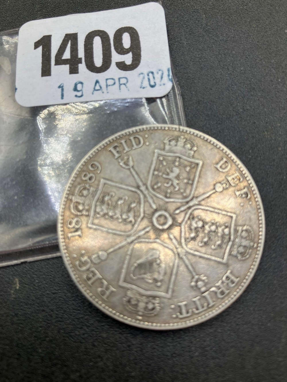 Double Florin 1889 - Image 2 of 2