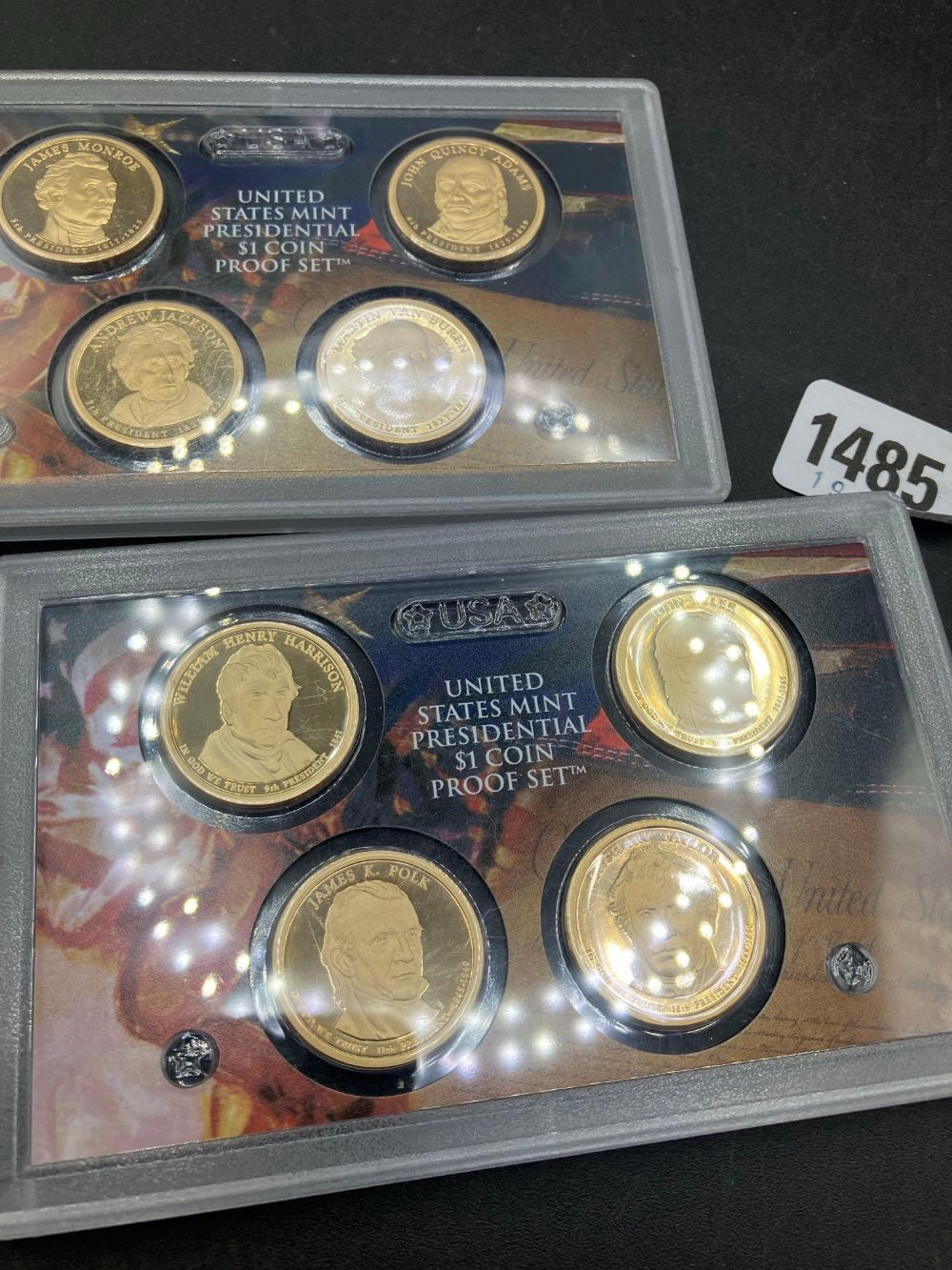 Two American gilt dollars proof sets - Image 2 of 2