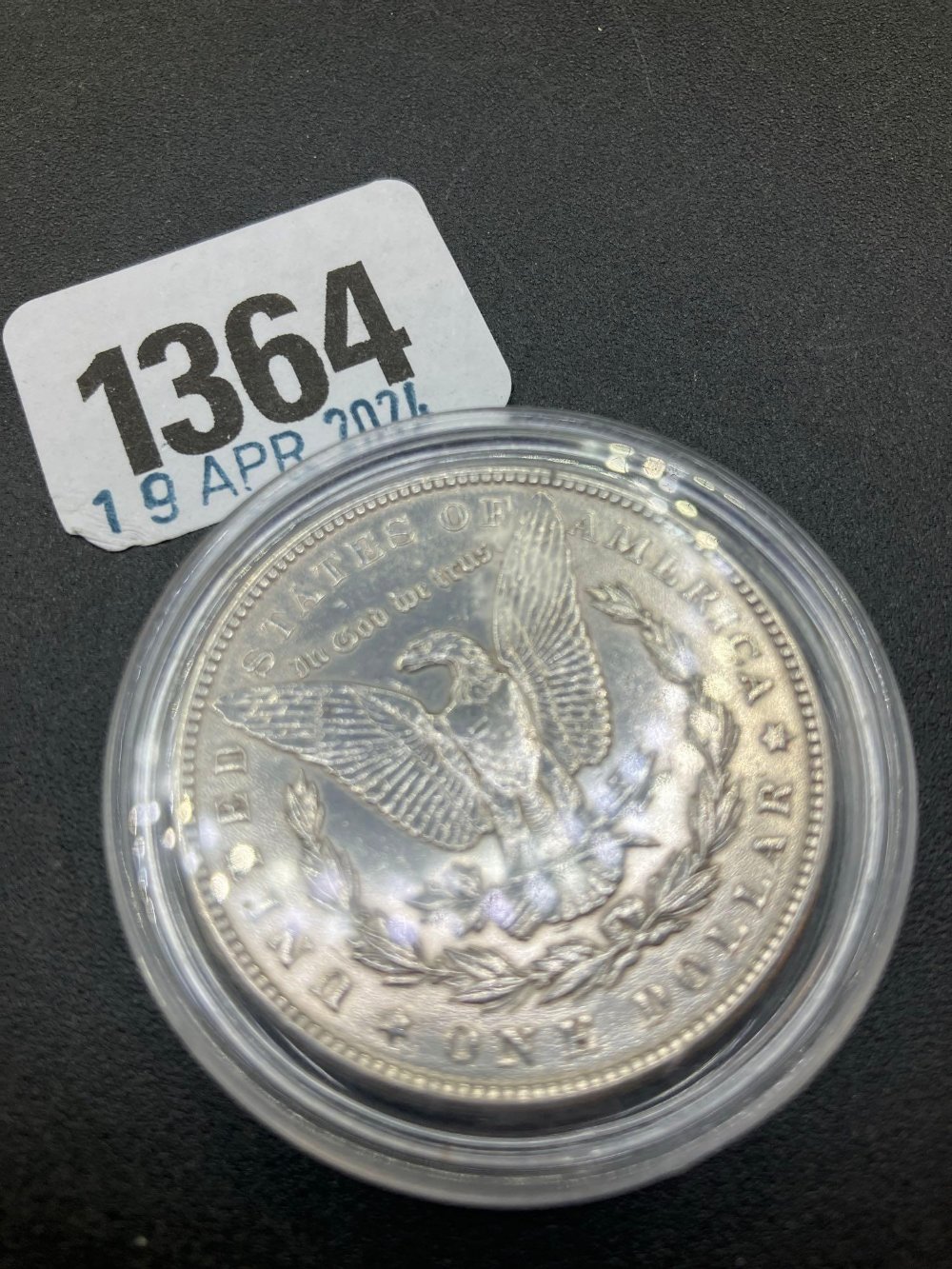 1889 Silver US Morgan Dollar (E/F) - Image 2 of 2