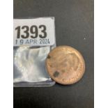 1887 half penny full lustre