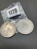 1822 George III silver crown