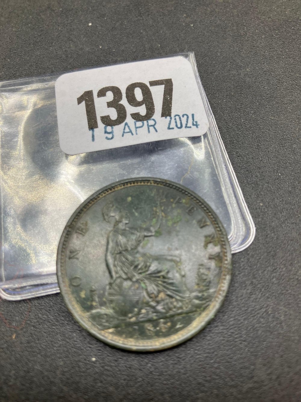 1862 Penny high grade - Image 2 of 2