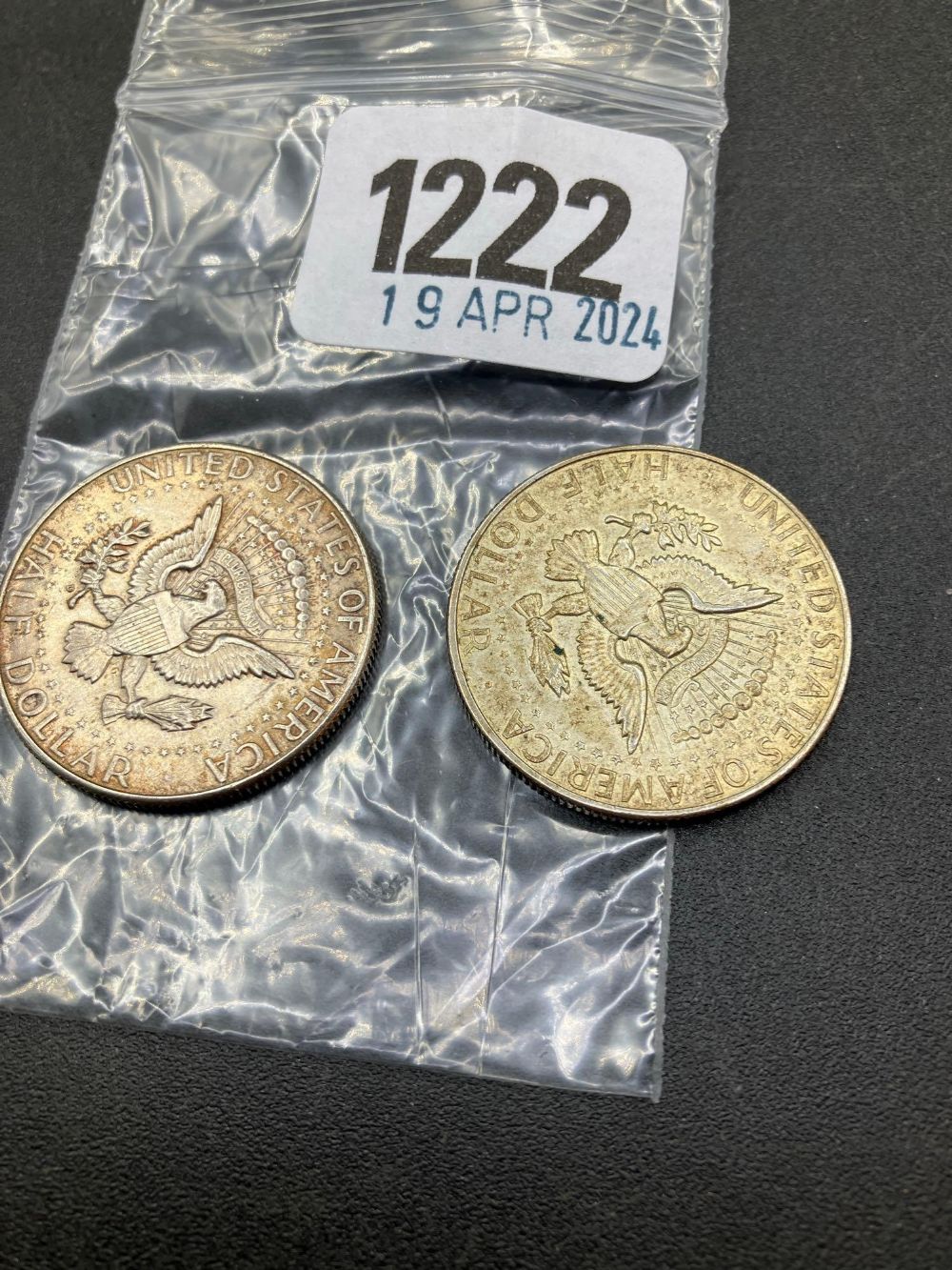 Two Kennedy half Dollars 1964 & 1968 - Image 2 of 2