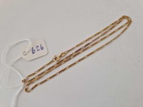 A neck chain, 9ct, 18 inch, 2.7 g