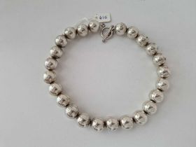 A large bead necklace, 14 inch, 118 g