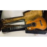Six string Classical guitar in wooden box