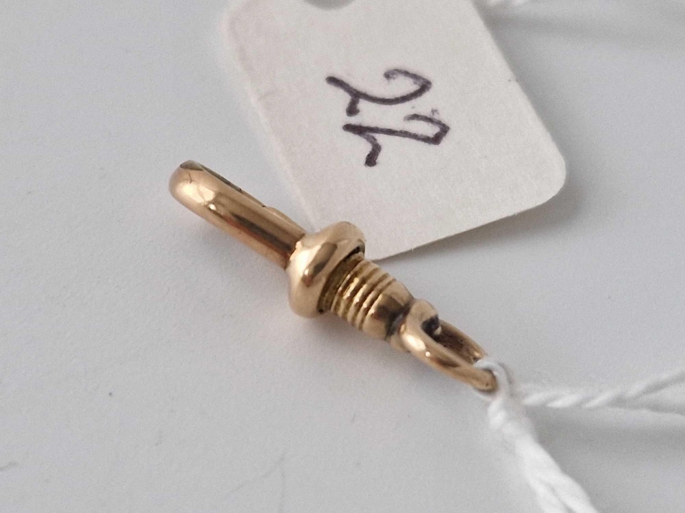 A dog clip, 14ct, 1.5 g - Image 3 of 3