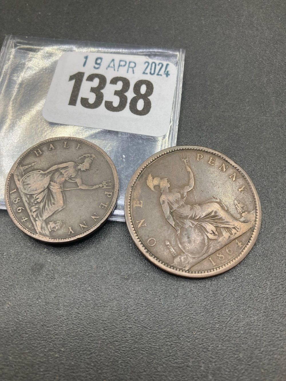 1864 Penny halfpenny?