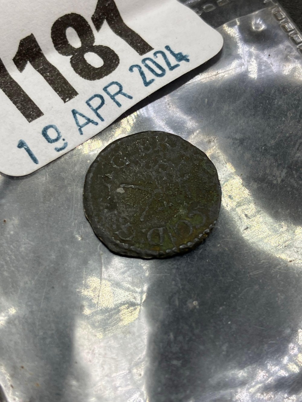 An Irish Armstrong farthing 1660 - Image 2 of 2