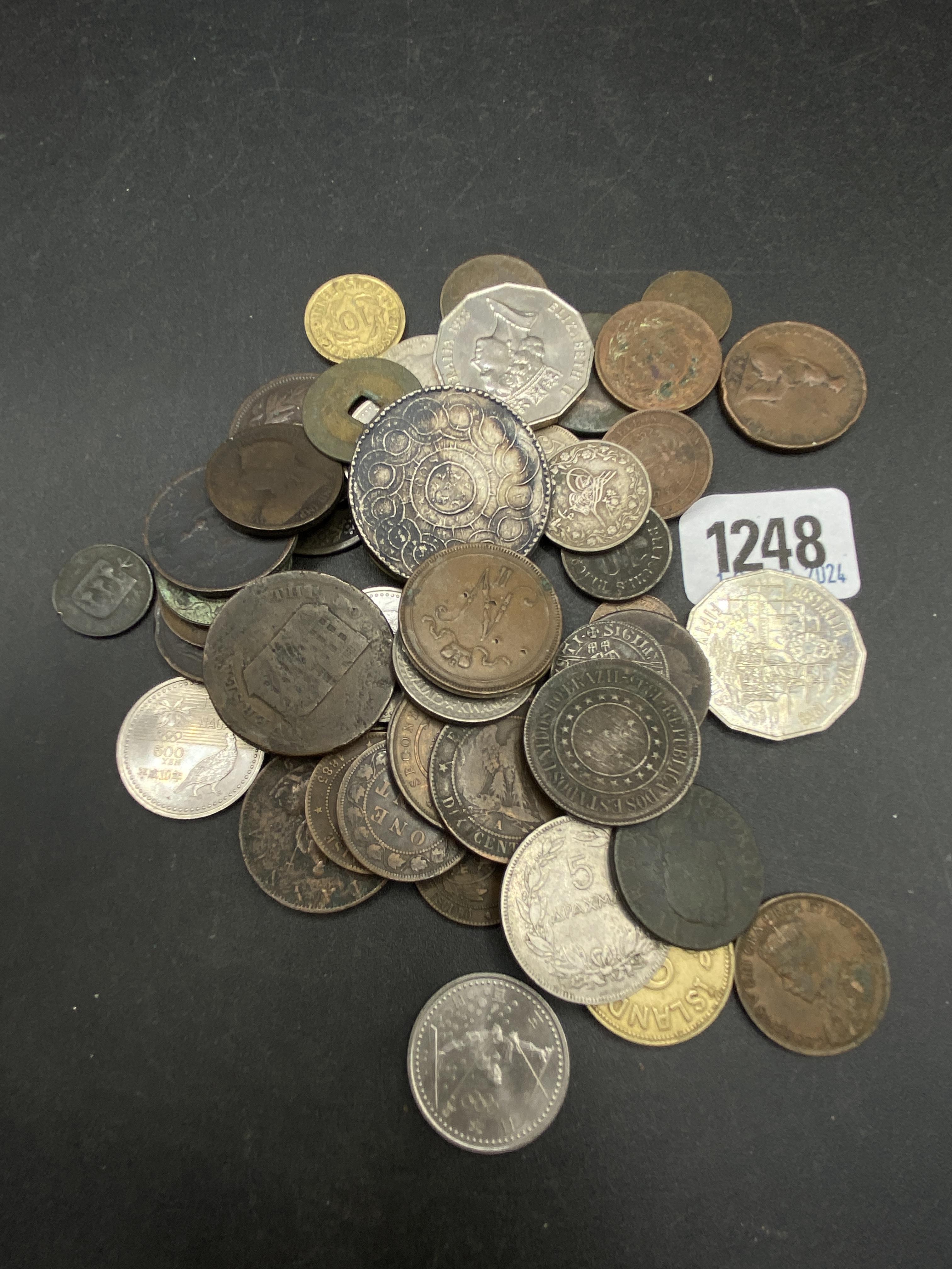 A bag of interesting world coins - Image 2 of 2