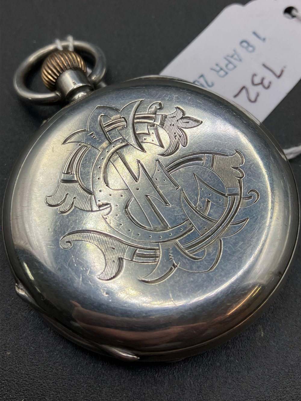 A silver half hunter pocket watch by S smith of the STRAND makers to the Admiralty - Image 3 of 3