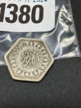 Silver Egyptian Farouk coin