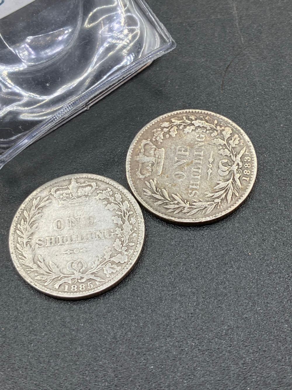 1983 & 1885 shillings - Image 2 of 2