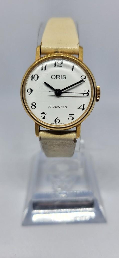 Ladies Gold Plated Oris 17 Jewels Watch W/O