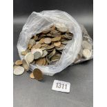 Large bag of coins