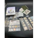 World coin sets and folders