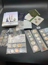 World coin sets and folders
