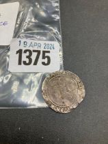 Silver Elizabeth I sixpence 1558 - 1603