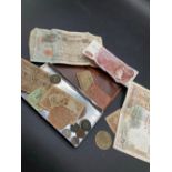 A tin of interesting French paper tokens provisional bank notes