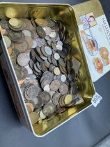 Tin of coins