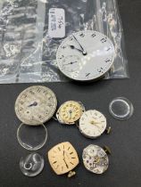 A bag of assorted watch movements including ladies LONGINES and TISSOT