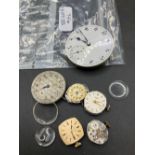 A bag of assorted watch movements including ladies LONGINES and TISSOT