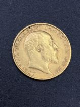 Edwardian Half Sovereign 1906