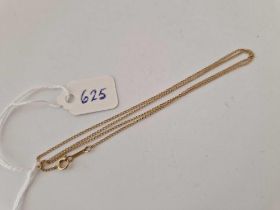 A fine neck chain, 14ct, 16 inch