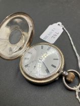 A silver half hunter pocket watch by S smith of the STRAND makers to the Admiralty