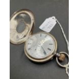 A silver half hunter pocket watch by S smith of the STRAND makers to the Admiralty