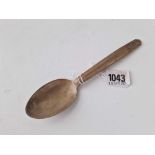 A Georg Jensen spoon of Art Deco design, 7.5 inches long, 60 g