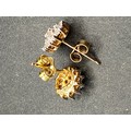 A pair of diamond cluster earrings 0.25ct - Image 3 of 3