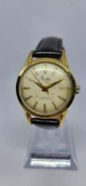 Gents Gold Plated Mauthe 19 Rubies Watch W/O