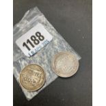 Victorian shillings 1898/9 (2)